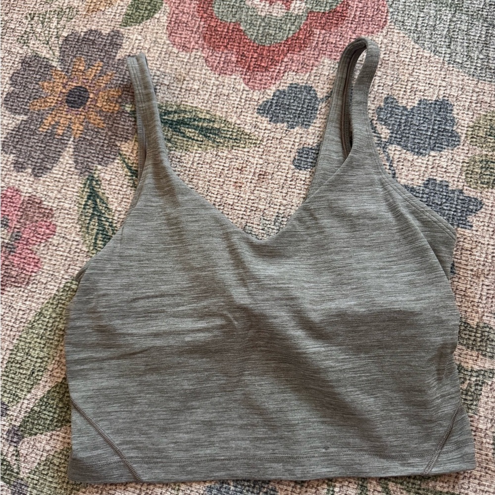 lululemon athletica v-neck align tank top, a/b cup